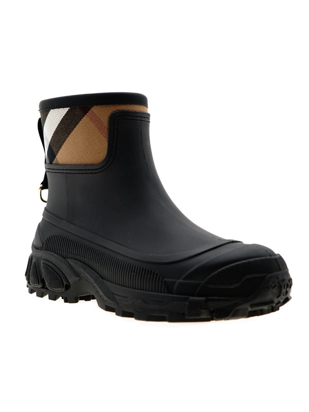 NIB Burberry Ryan Low Check Boots 37 - Picture 3 of 8